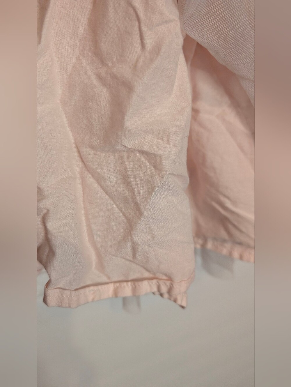 OshKosh B'gosh Light Blue Denim Top with Pink Tulle Skirt Dress. Size 2T - Picture 5 of 10